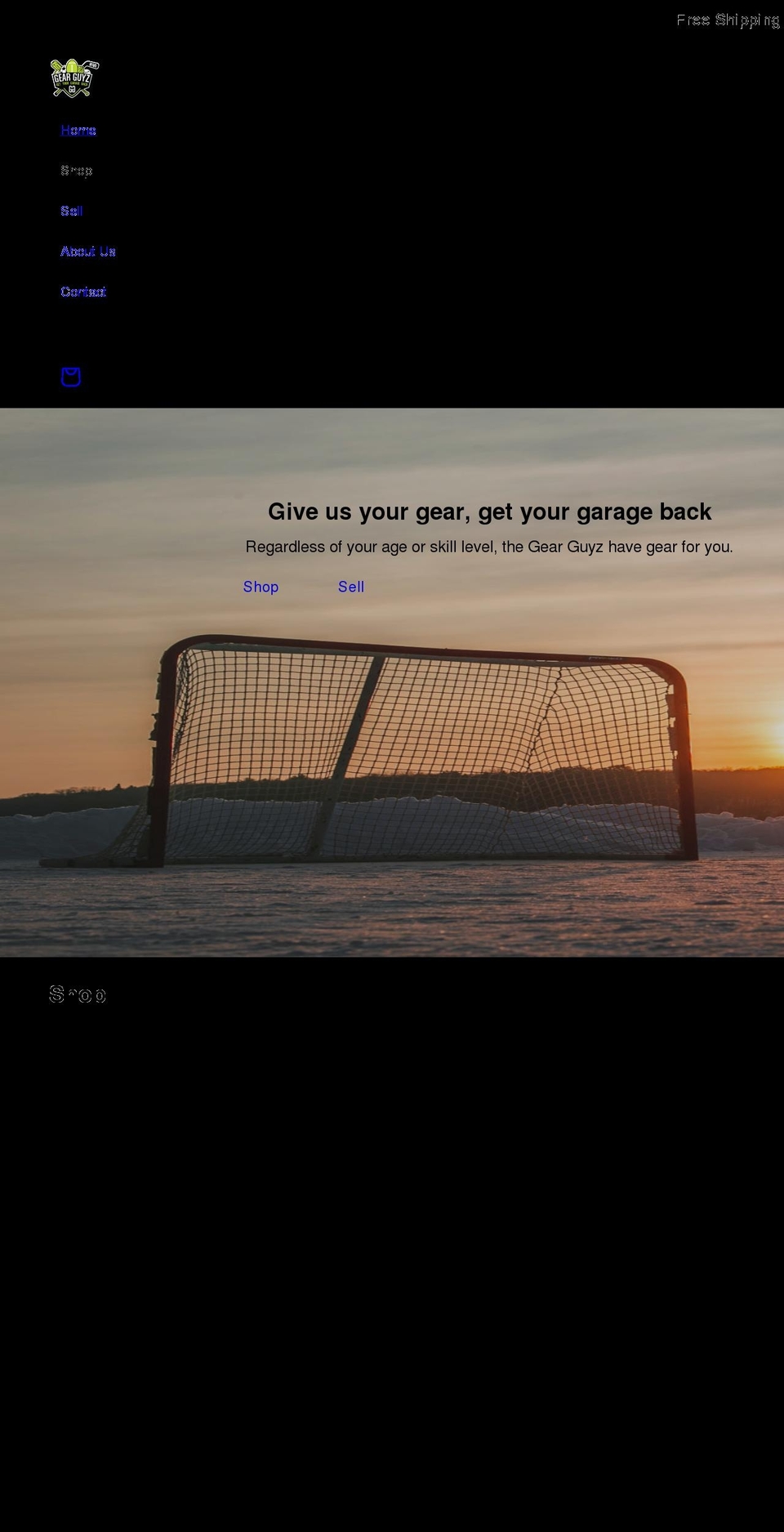 thegearguyz.com shopify website screenshot