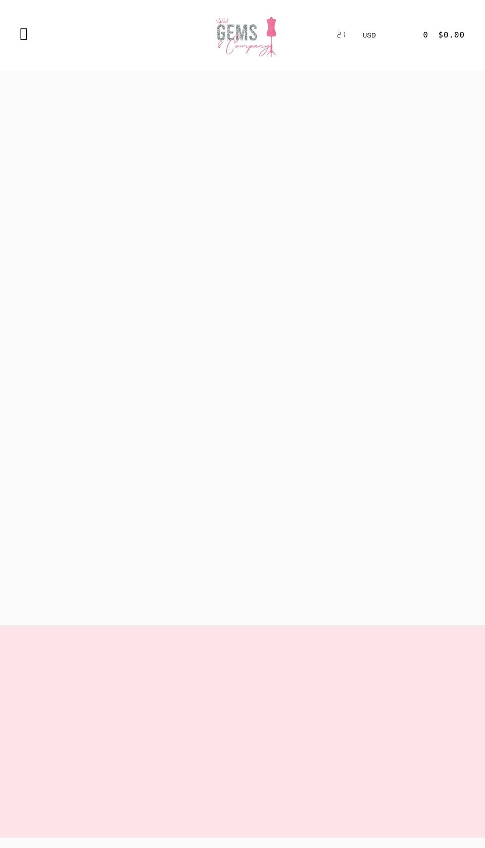 thegemscompanyy.com shopify website screenshot