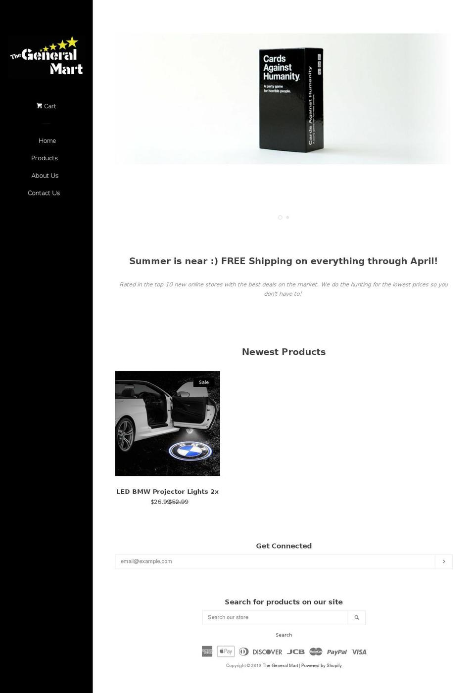 thegeneralmart.com — Shopify storefront screenshot