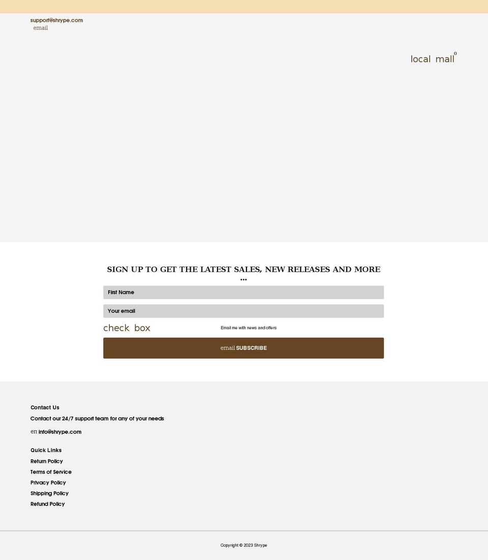 thegentlemanpharaoh.com — Shopify storefront screenshot