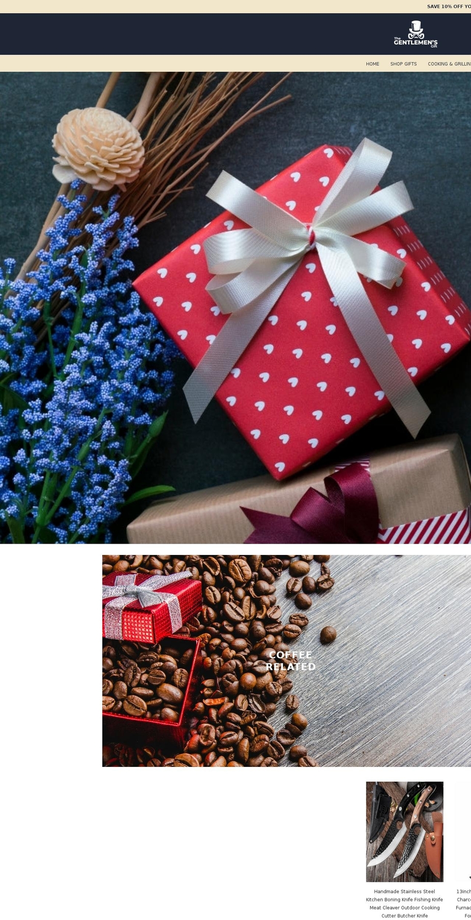 thegentlemensgifts.com shopify website screenshot