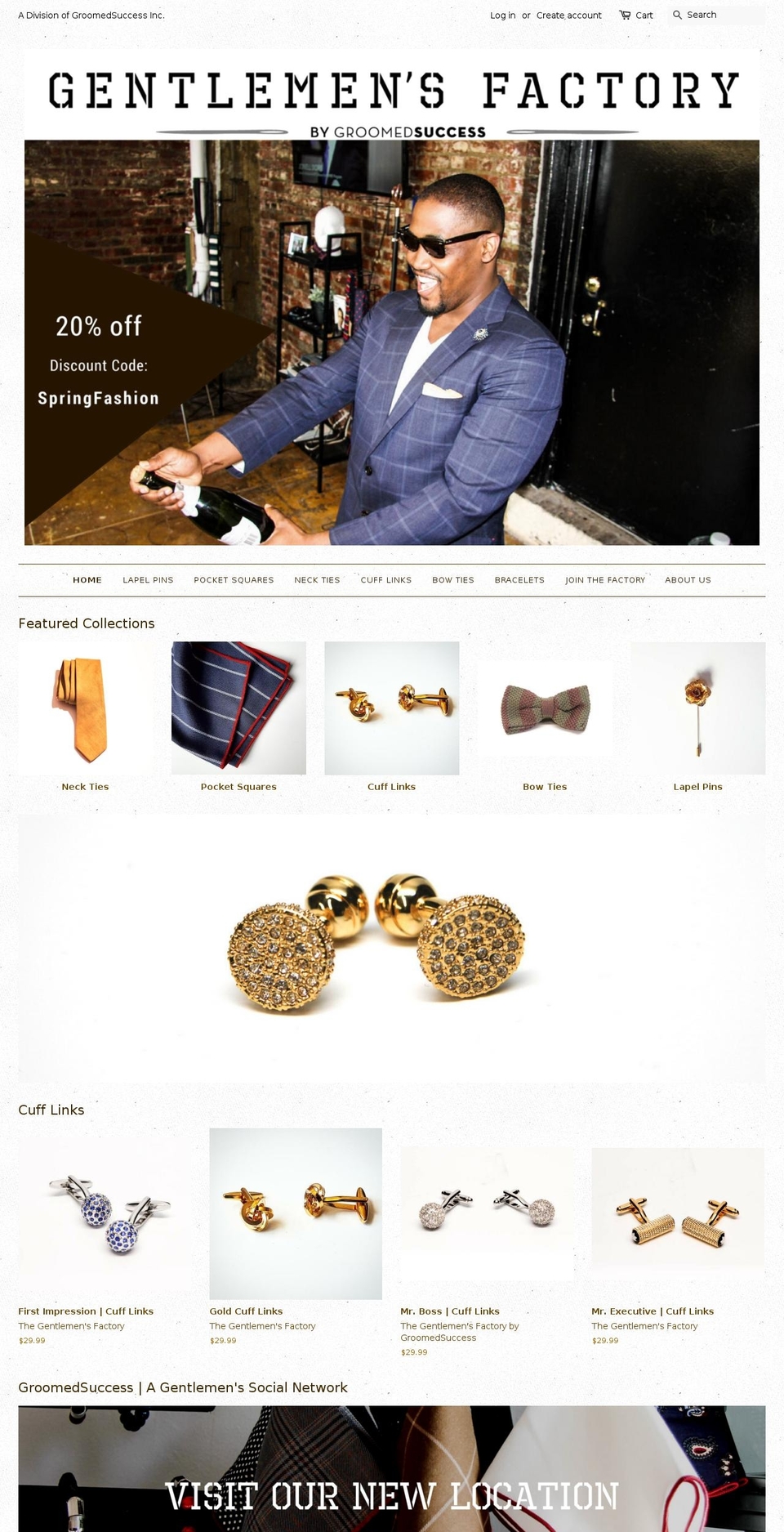 thegentlemenshopnyc.com shopify website screenshot