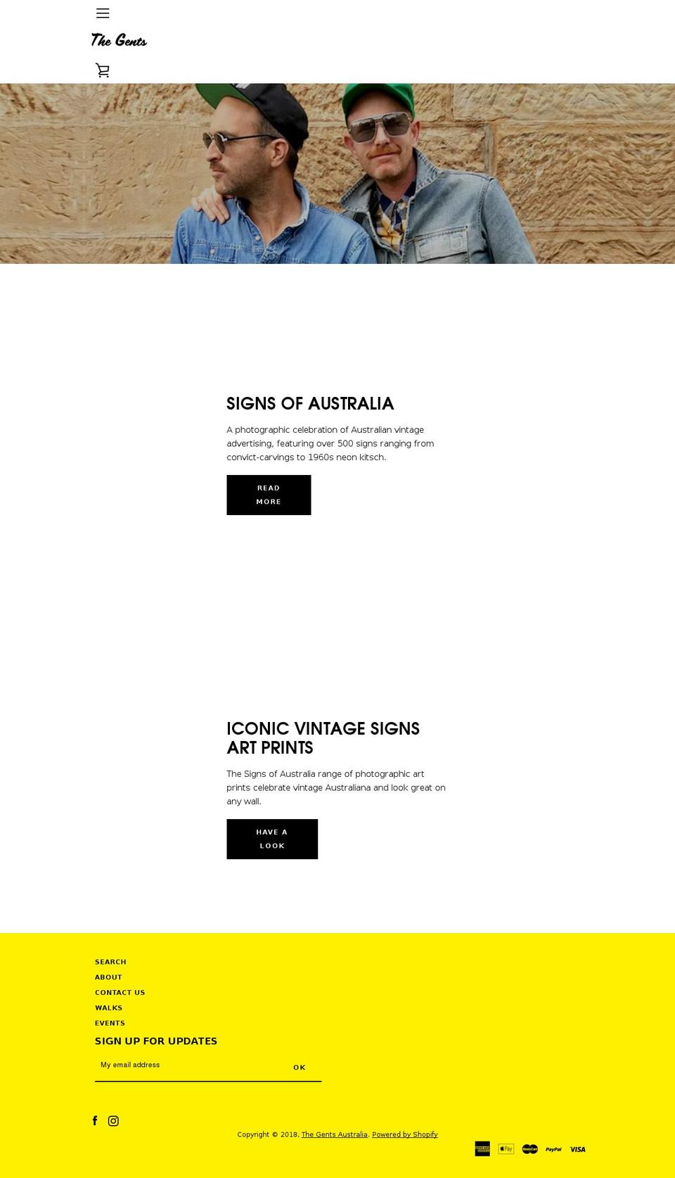 thegentsaustralia.com shopify website screenshot