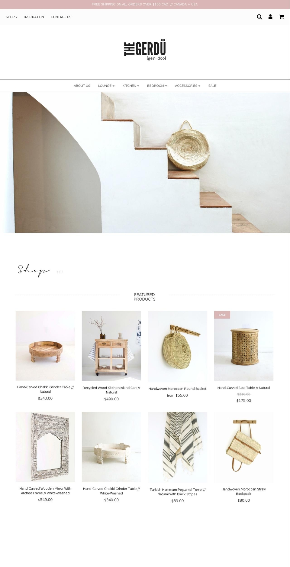 thegerdu.com shopify website screenshot