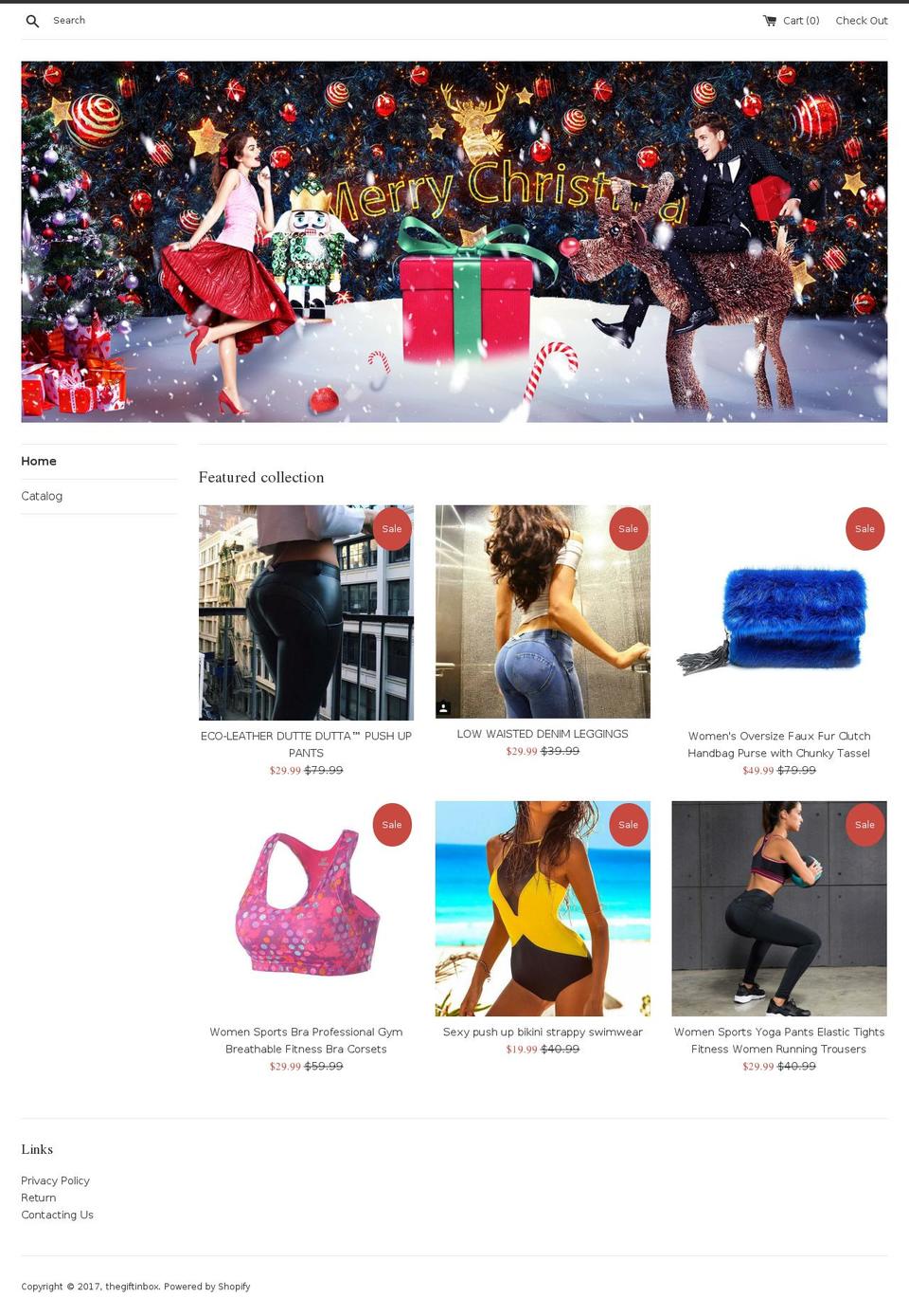 thegiftinbox.com shopify website screenshot
