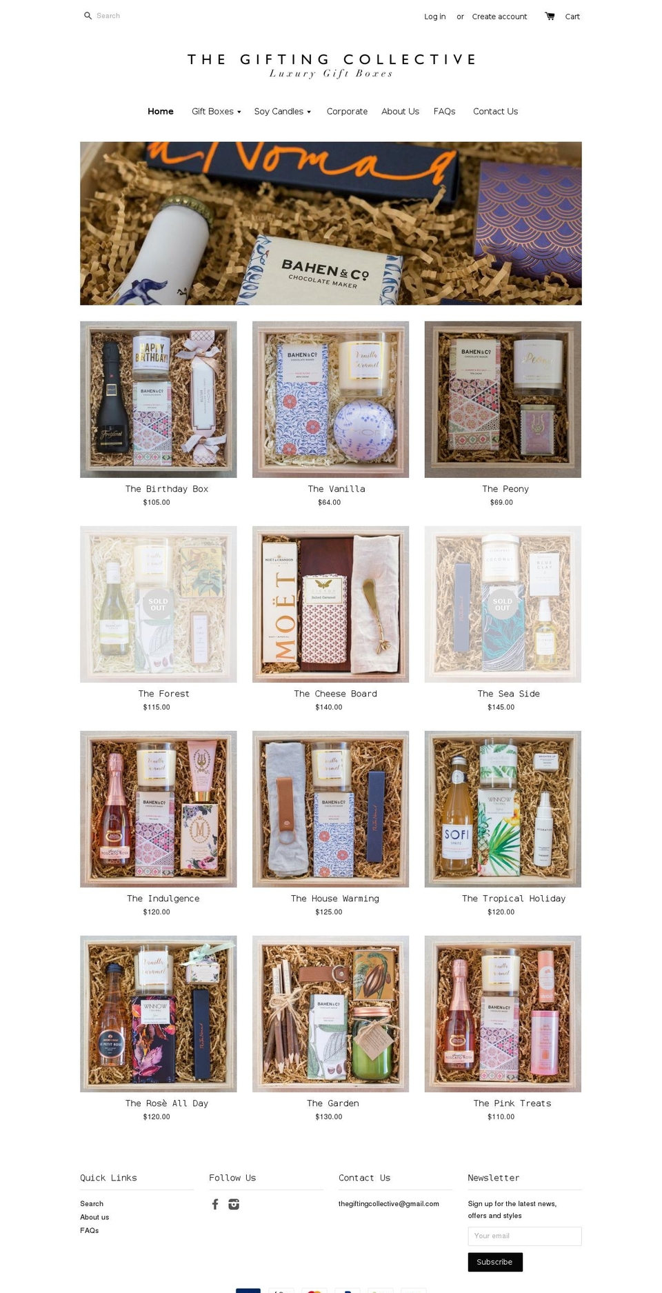 thegiftingcollective.com shopify website screenshot