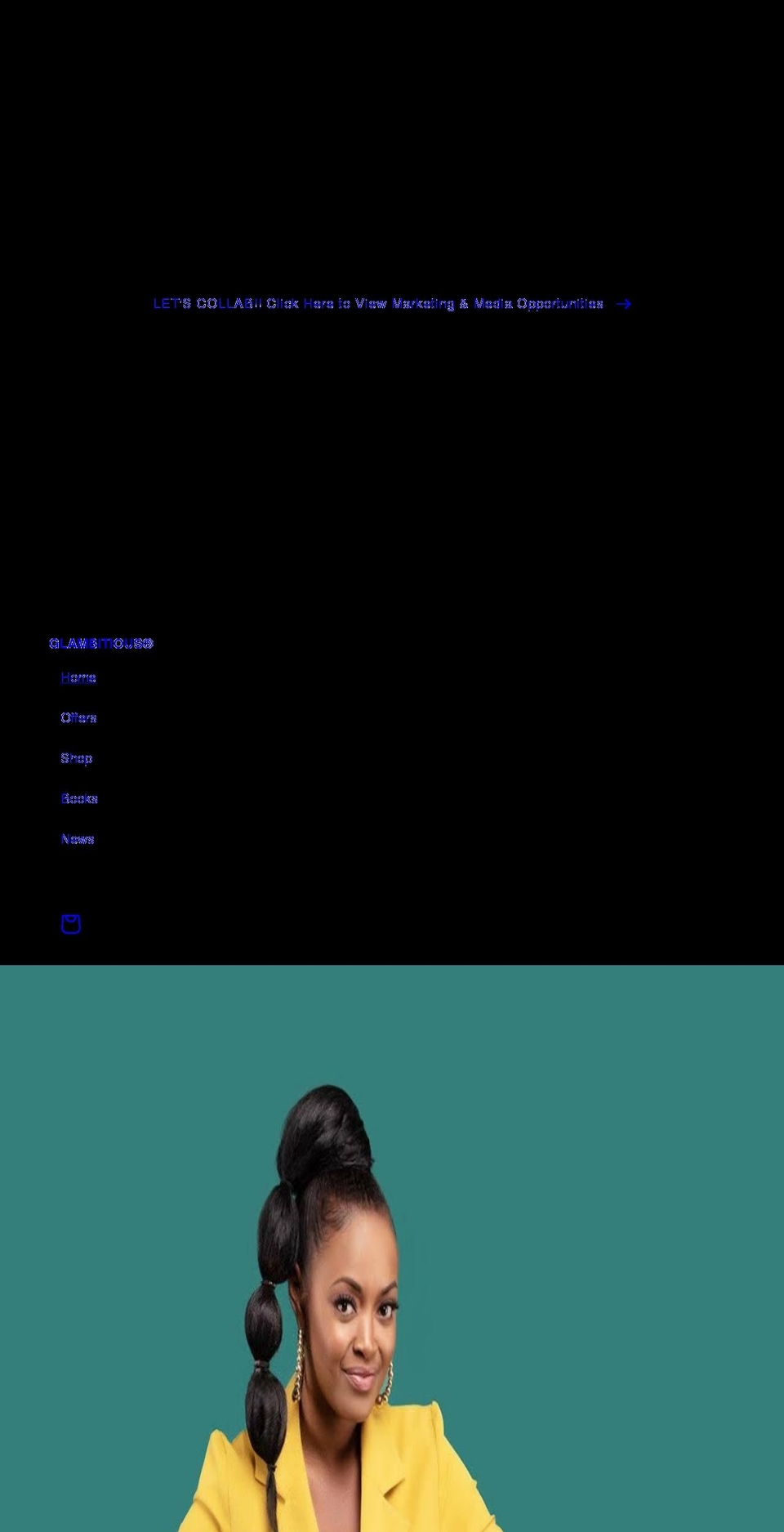 theglamceo.com shopify website screenshot