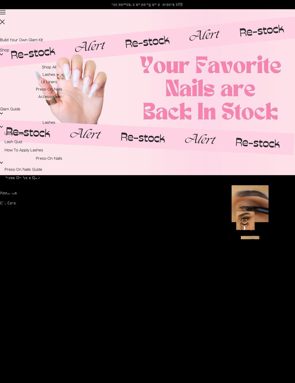 Copy of Final Theme Shopify theme site example theglamkit.com