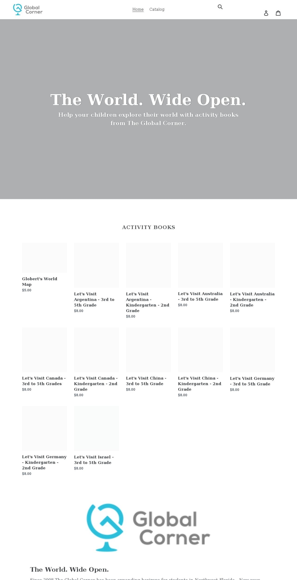 theglobalcornerstore.com shopify website screenshot