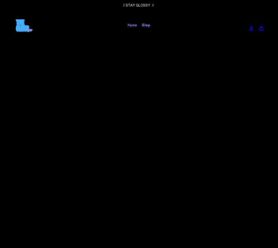theglossbox.com shopify website screenshot