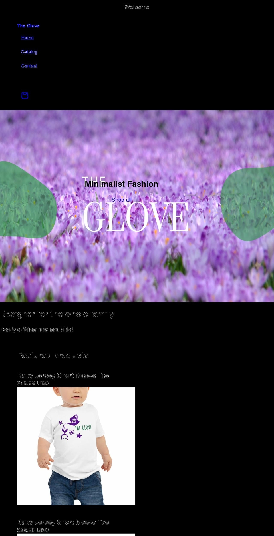 theglove.online shopify website screenshot