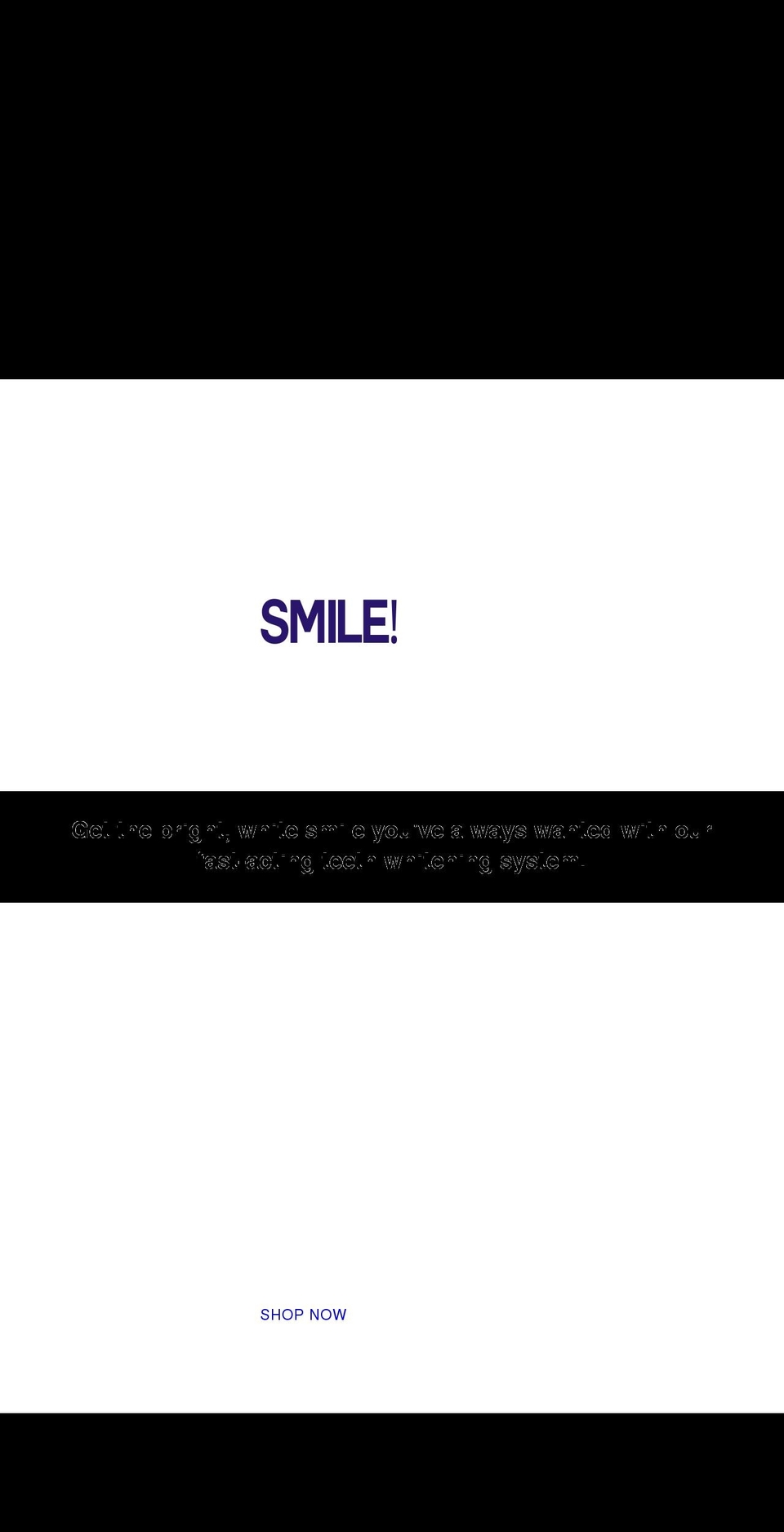 theglowingsmile.com shopify website screenshot