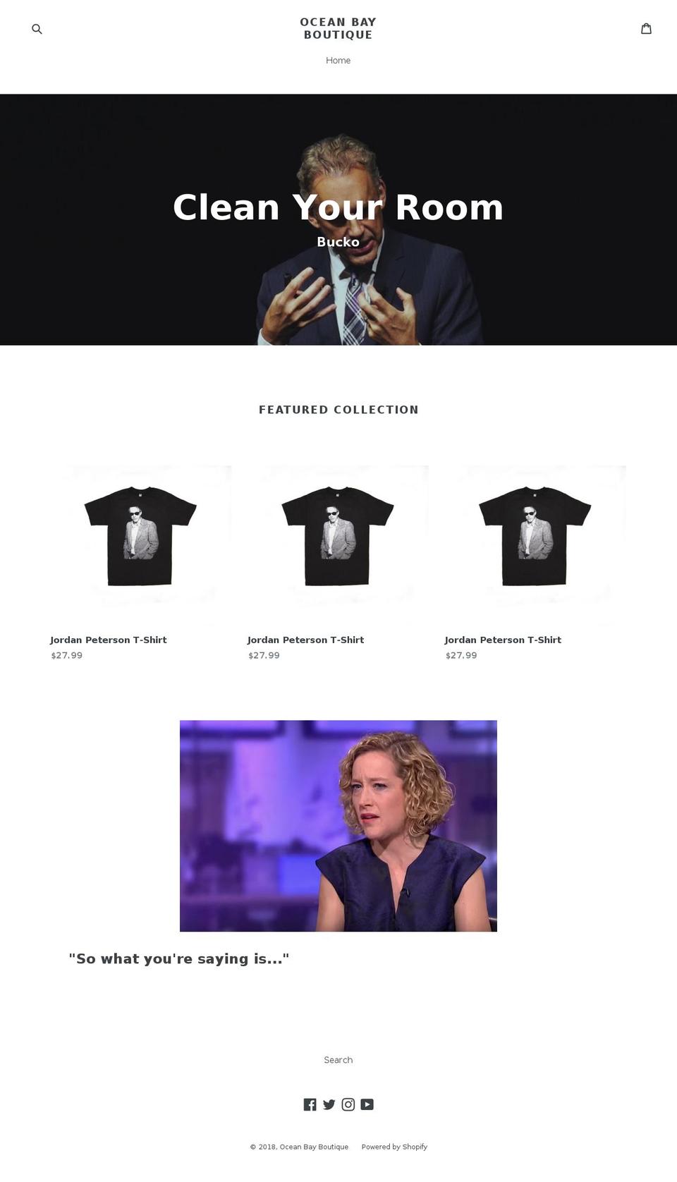 thegoddessofnight.com — Shopify storefront screenshot