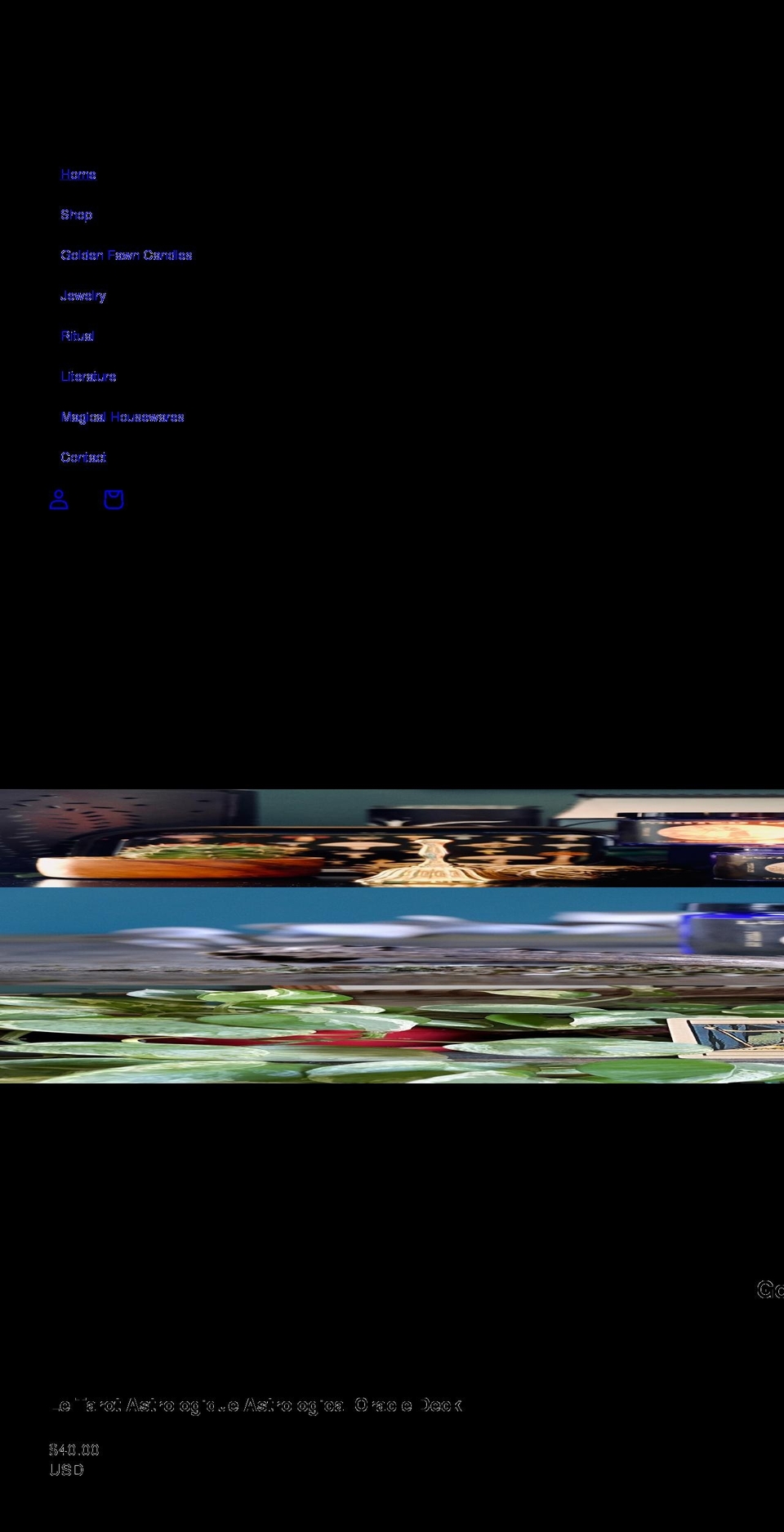 thegoldenfawn.com shopify website screenshot