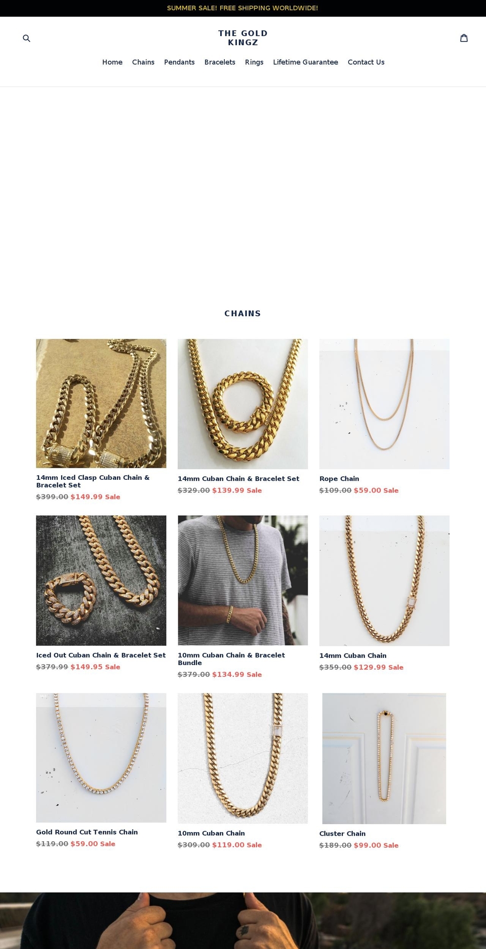 thegolfershouse.com — Shopify storefront screenshot
