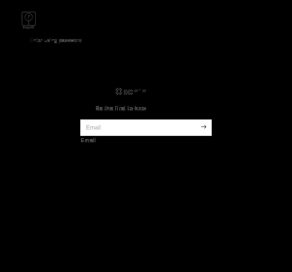 thegolfir.com shopify website screenshot