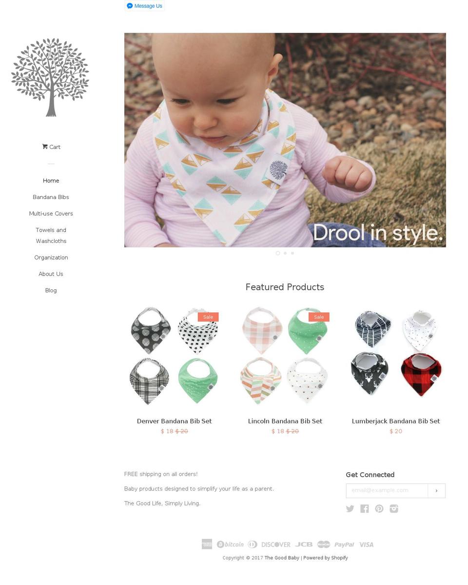 thegoodbaby.com shopify website screenshot