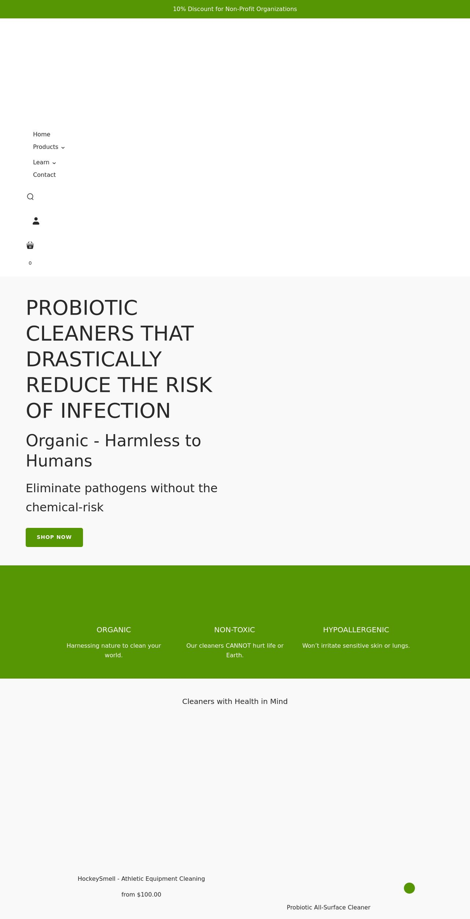 thegoodbacteria.com shopify website screenshot