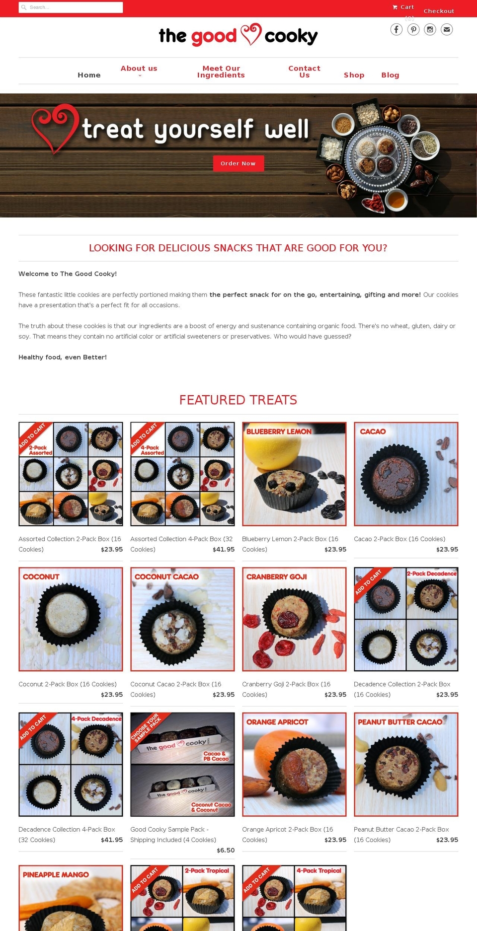 thegoodcooky.com shopify website screenshot