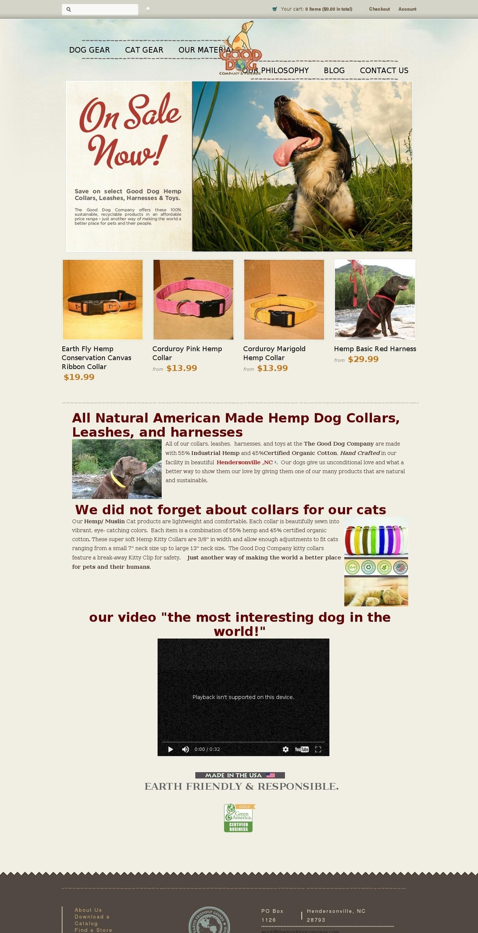 thegooddogcompany.net shopify website screenshot