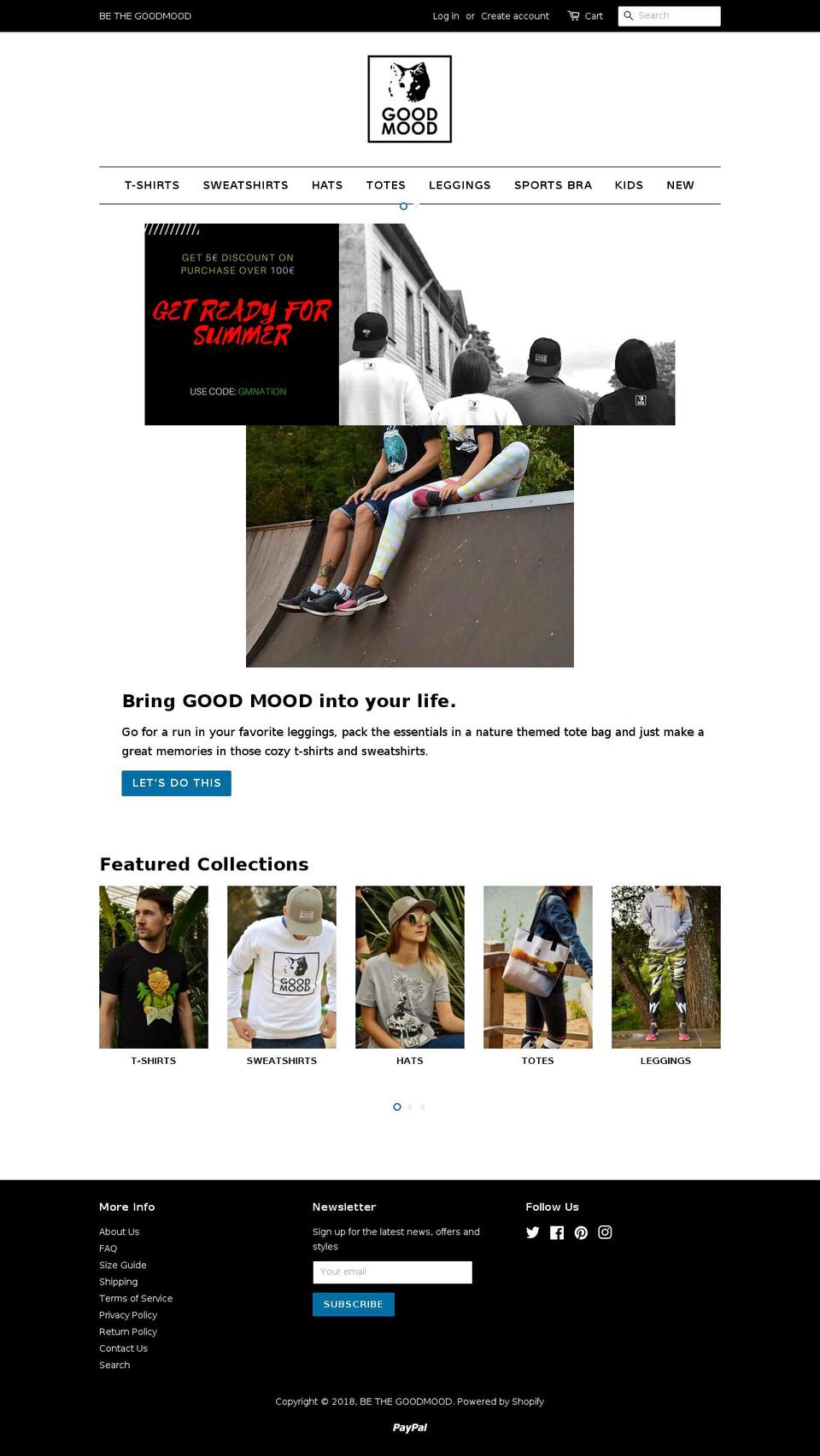thegoodmoodstore.com — Shopify storefront screenshot