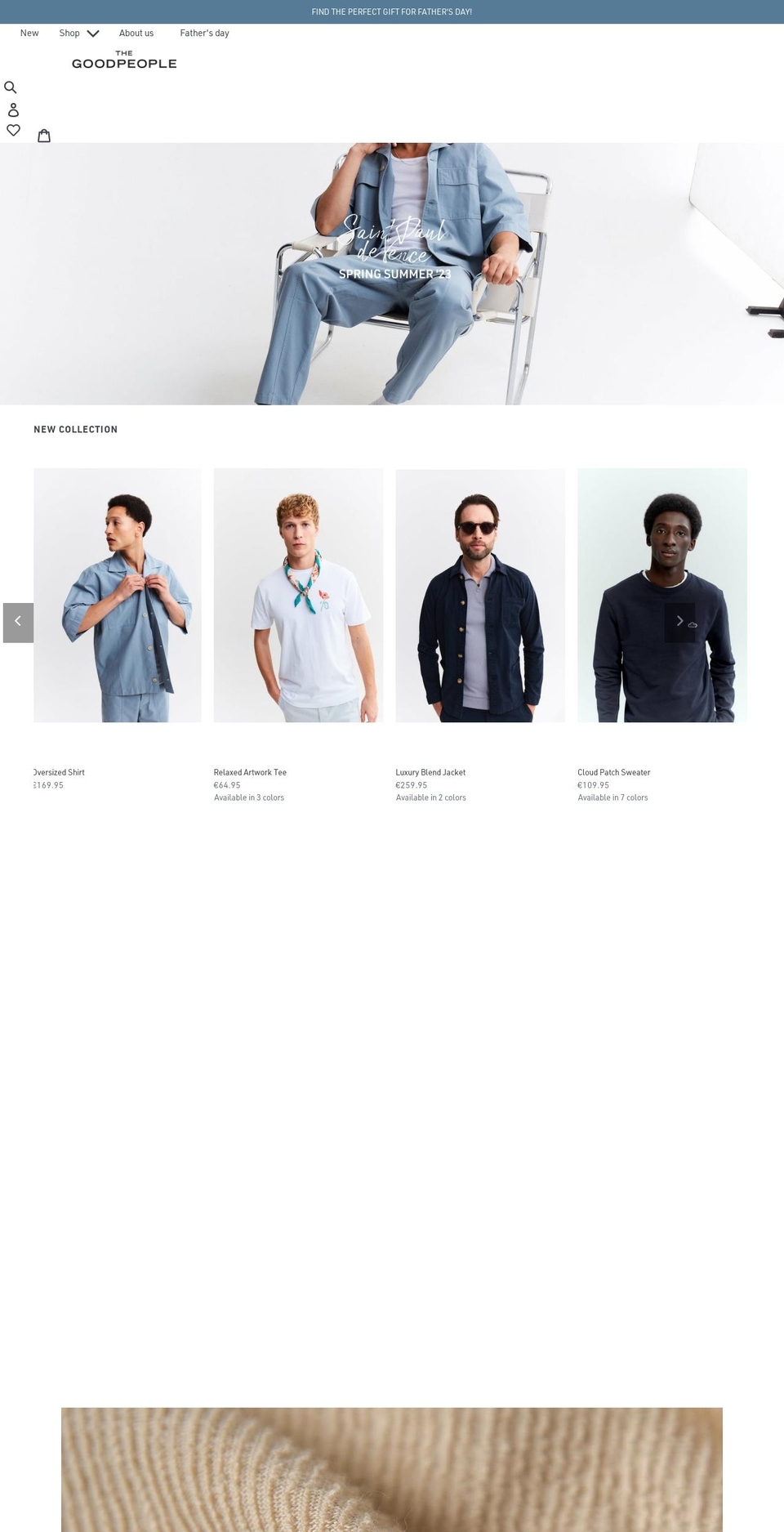 thegoodpeople.de shopify website screenshot