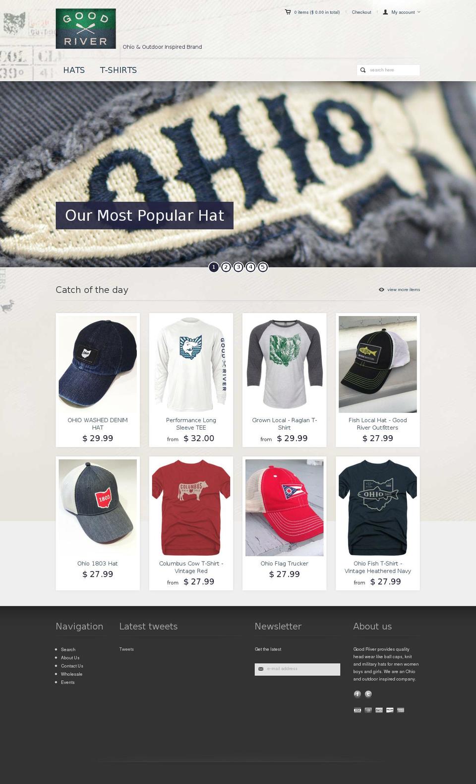 thegoodriver.com shopify website screenshot