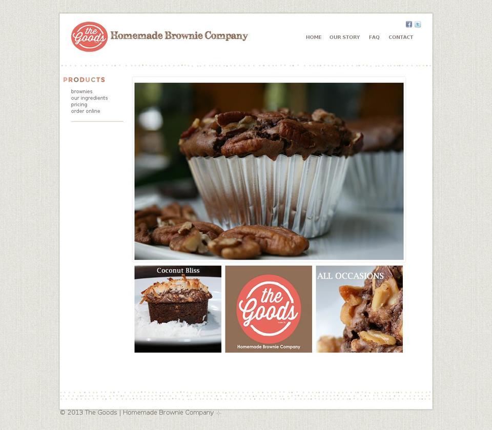 thegoodsaustin.com shopify website screenshot