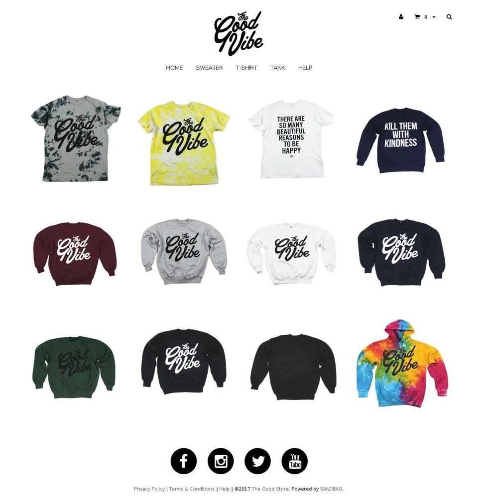 thegoodstore.co shopify website screenshot