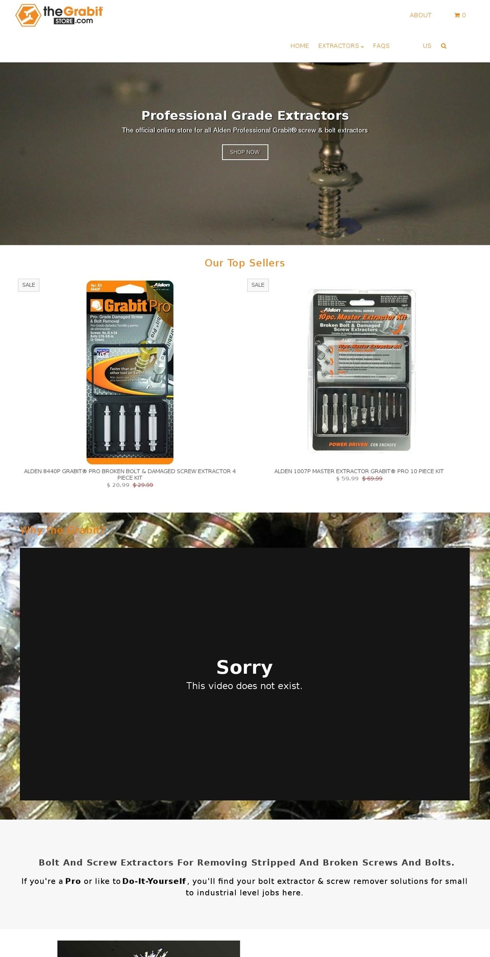 thegrabitstore.com shopify website screenshot