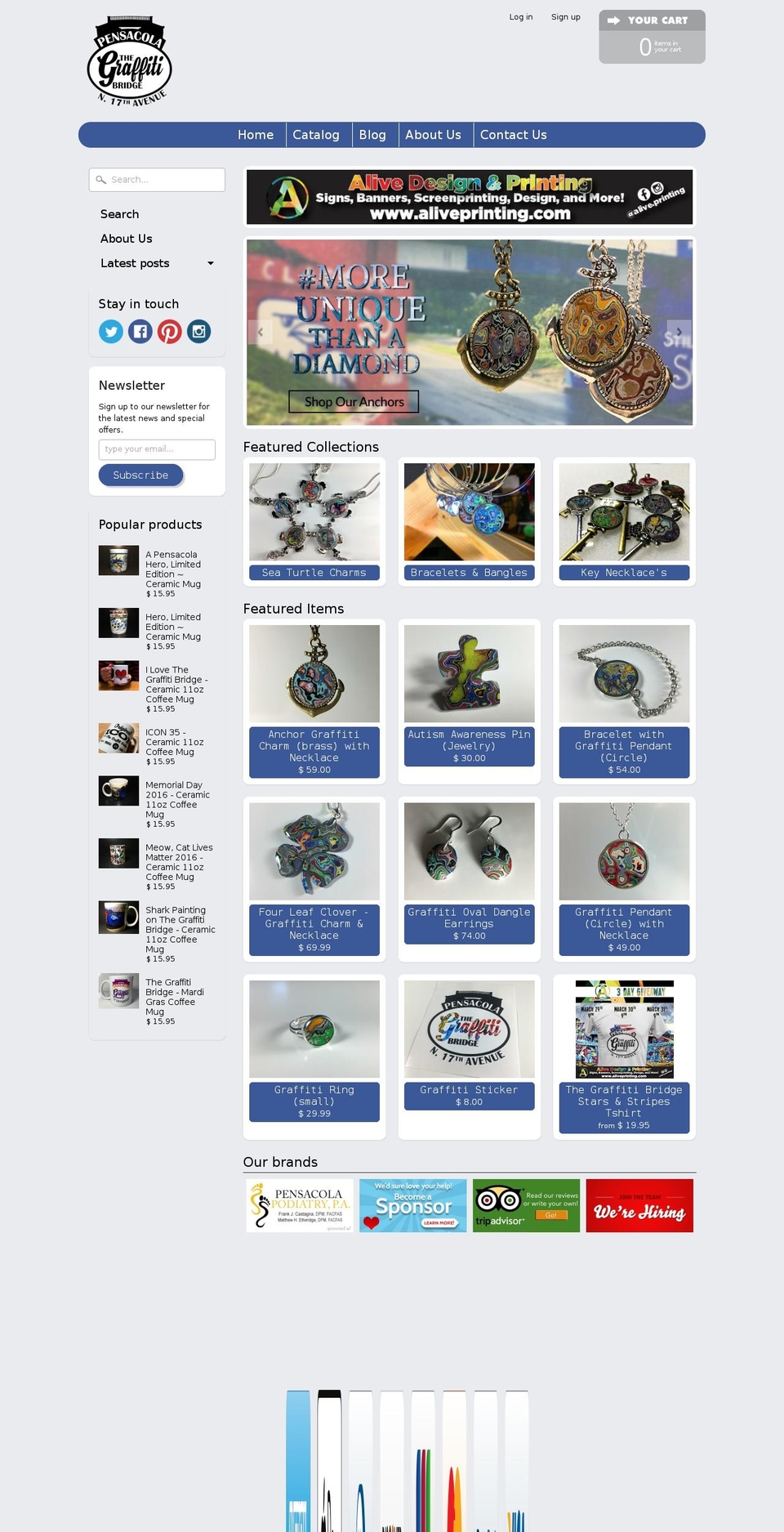 thegraffitibridge.com shopify website screenshot