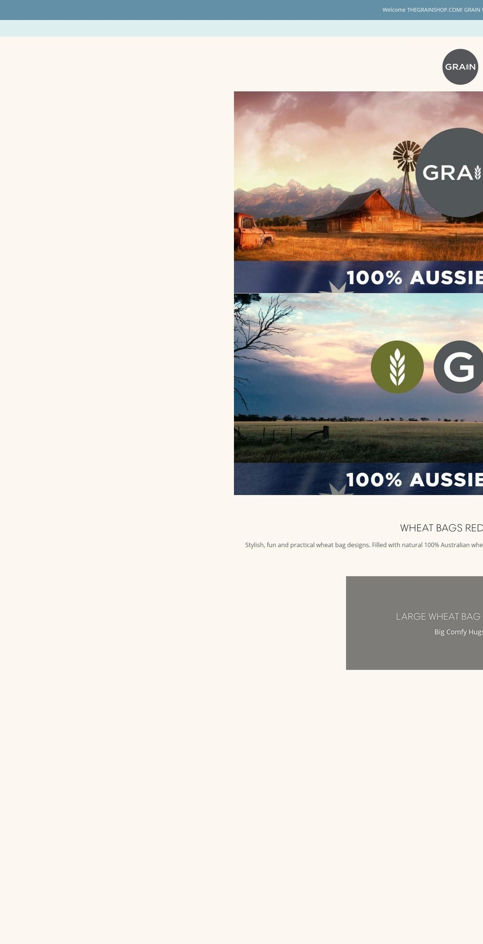 thegrainshop.com — Shopify storefront screenshot