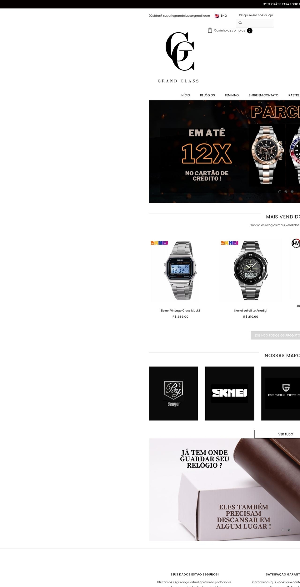 thegrandclass.com shopify website screenshot