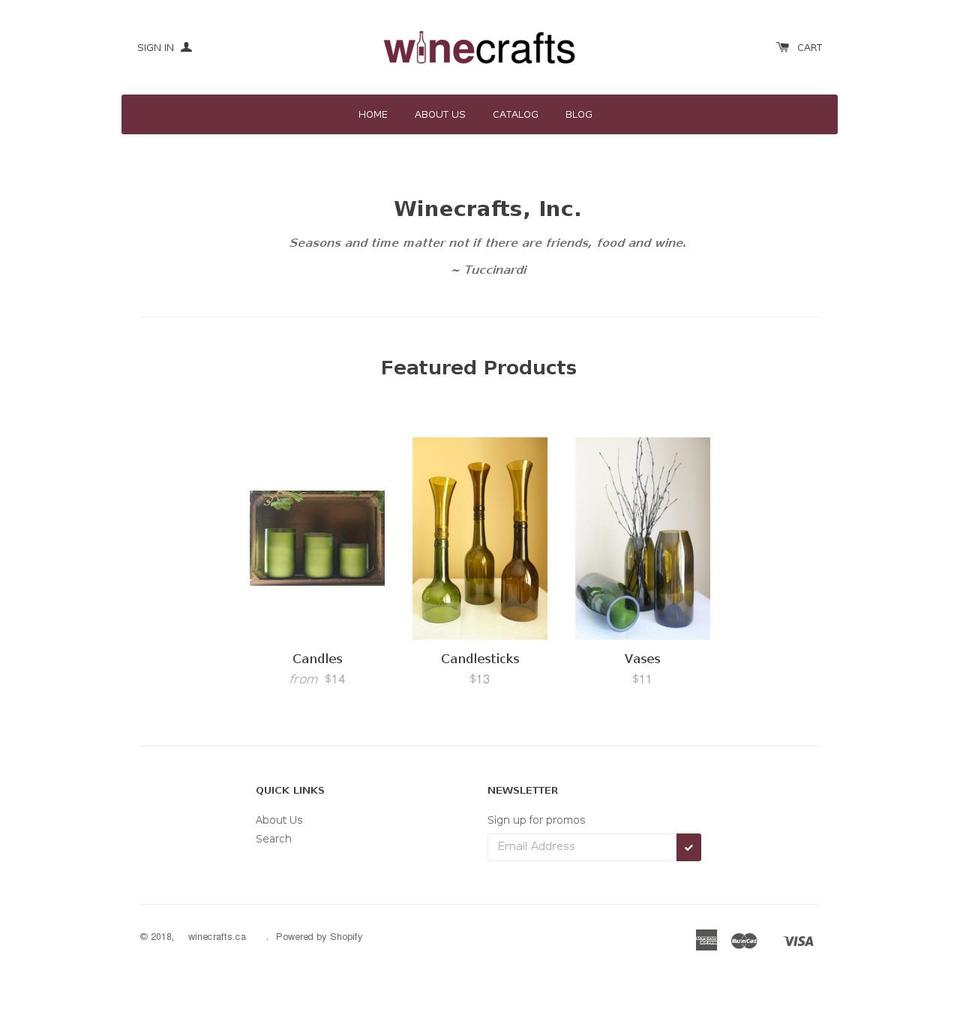 thegrapestgifts.com — Shopify storefront screenshot