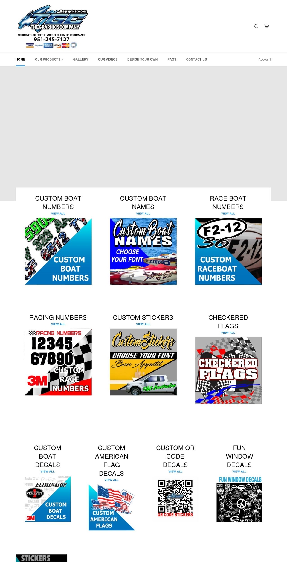 thegraphicsco.com shopify website screenshot