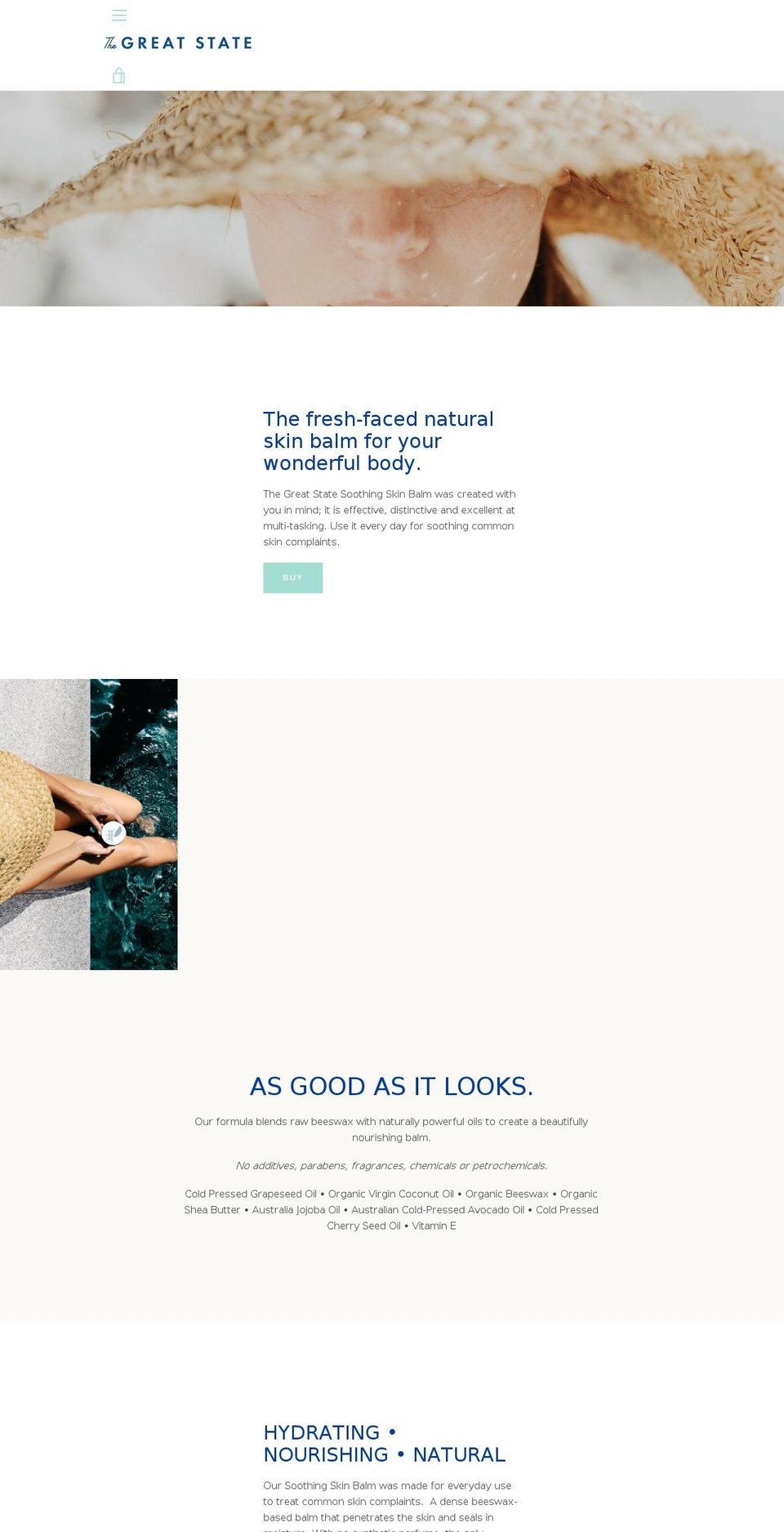 thegreatstate.com.au shopify website screenshot