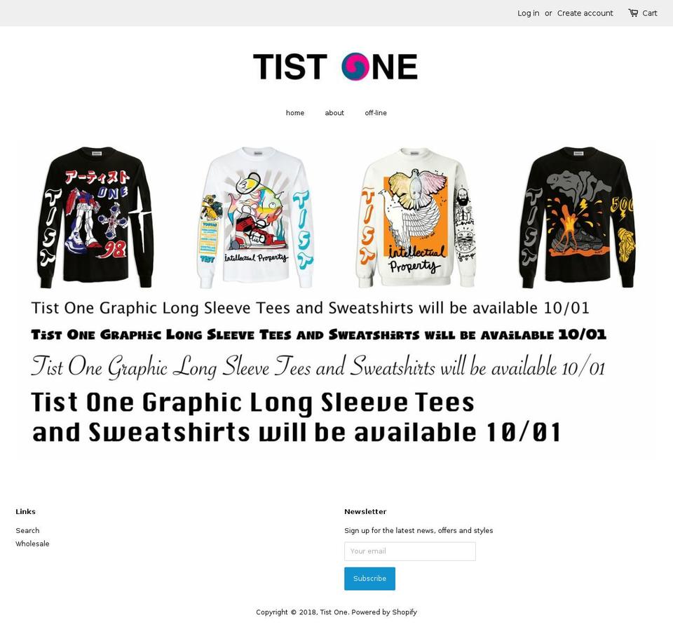 thegreatwhitetee.com — Shopify storefront screenshot