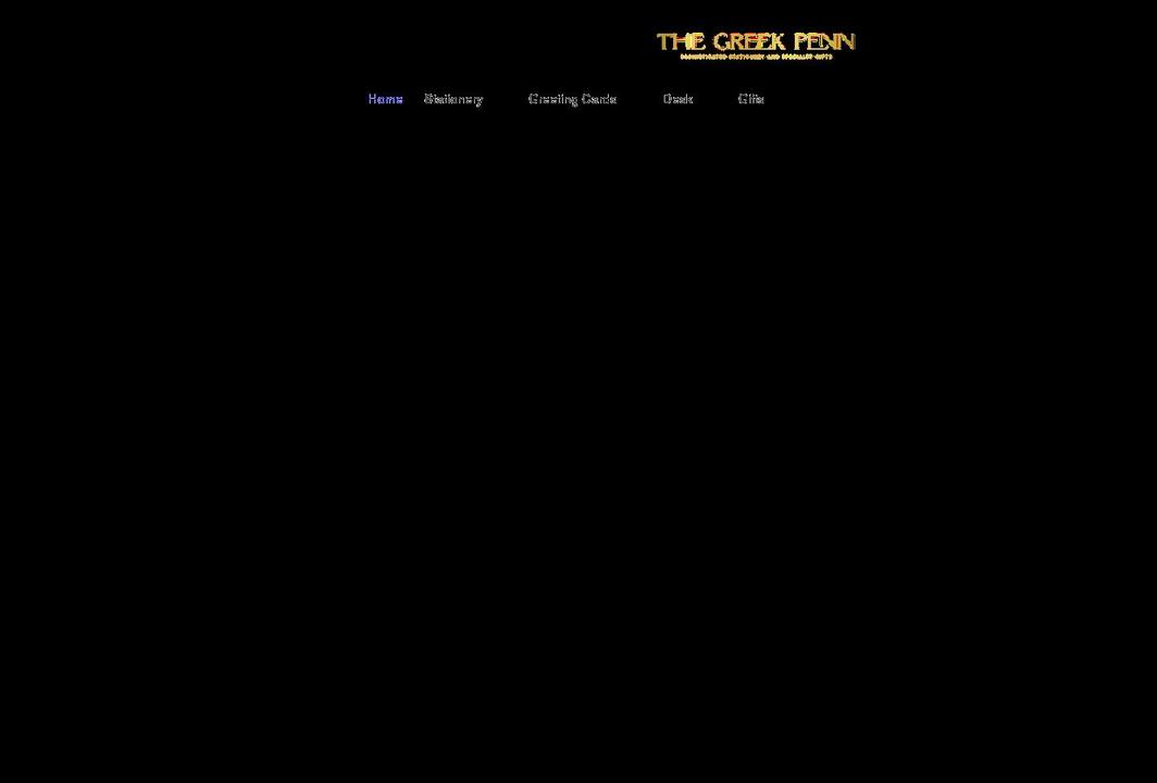 thegreekpenn.com shopify website screenshot