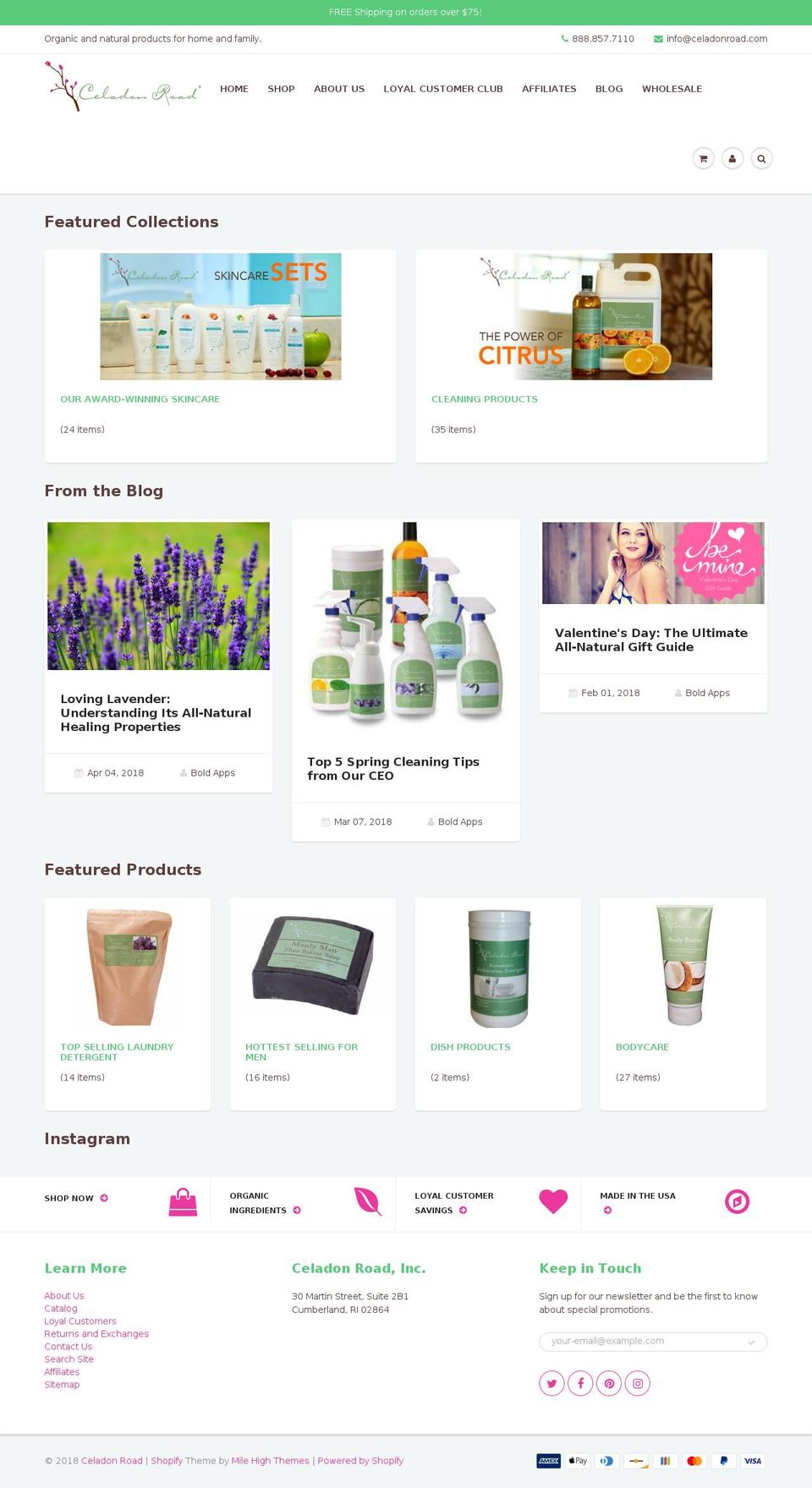 thegreenerme.org shopify website screenshot