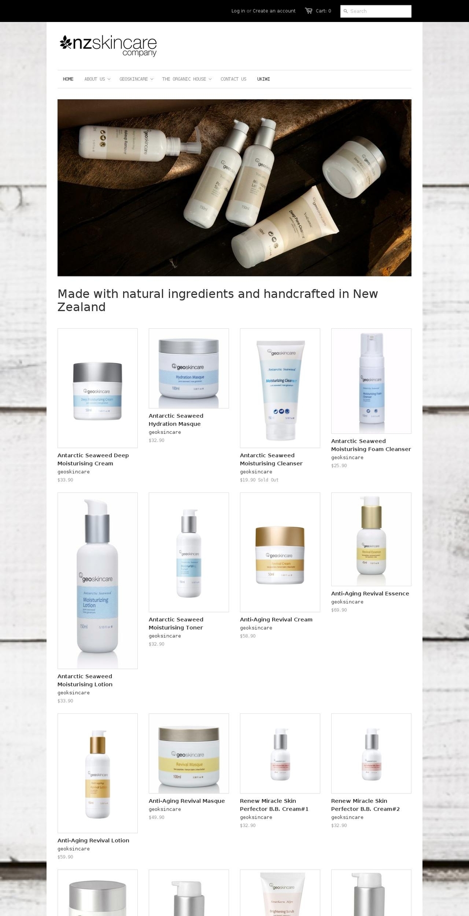 thegreenhousenz.com shopify website screenshot