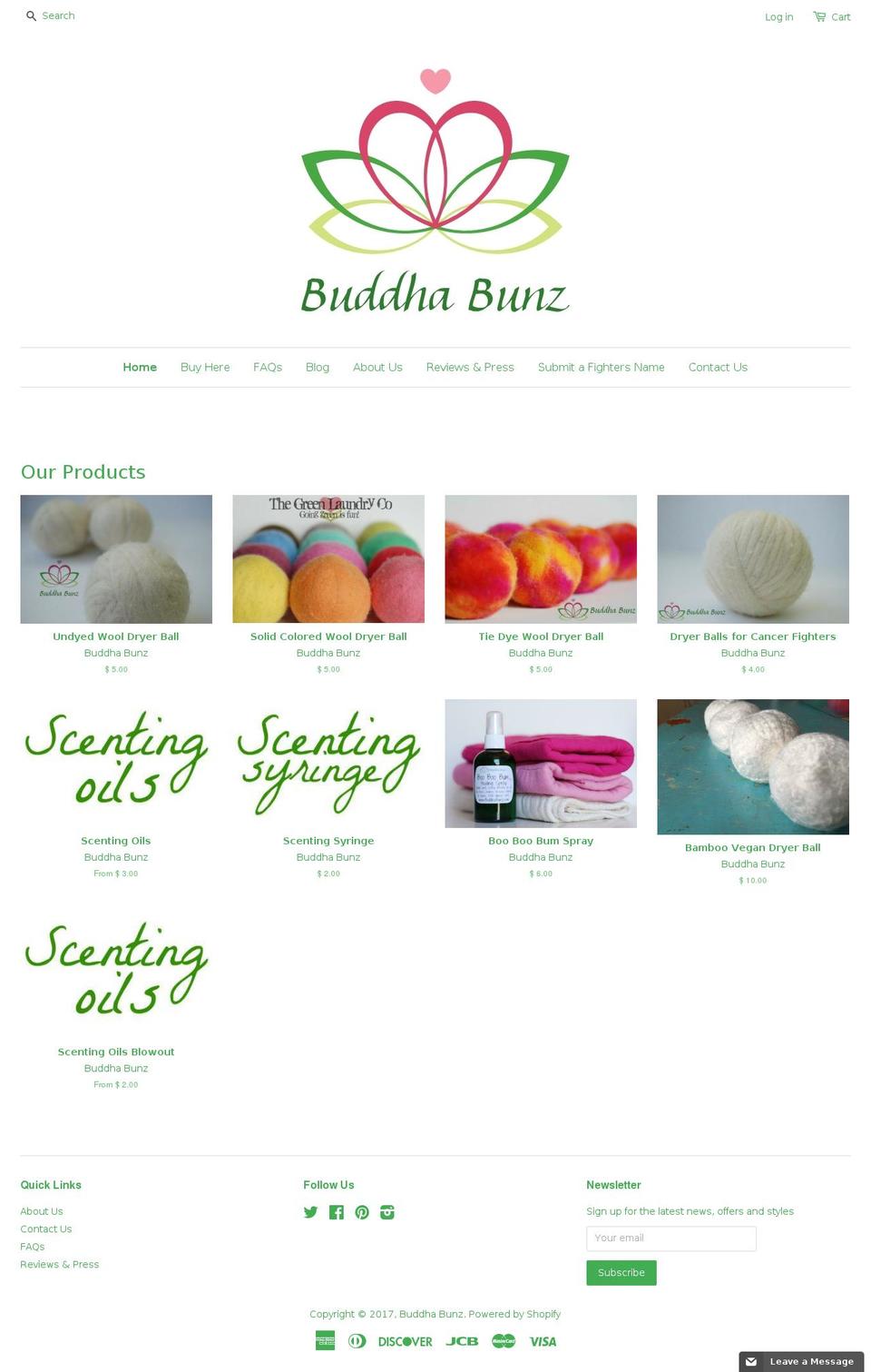 thegreenlaundrycompany.com shopify website screenshot