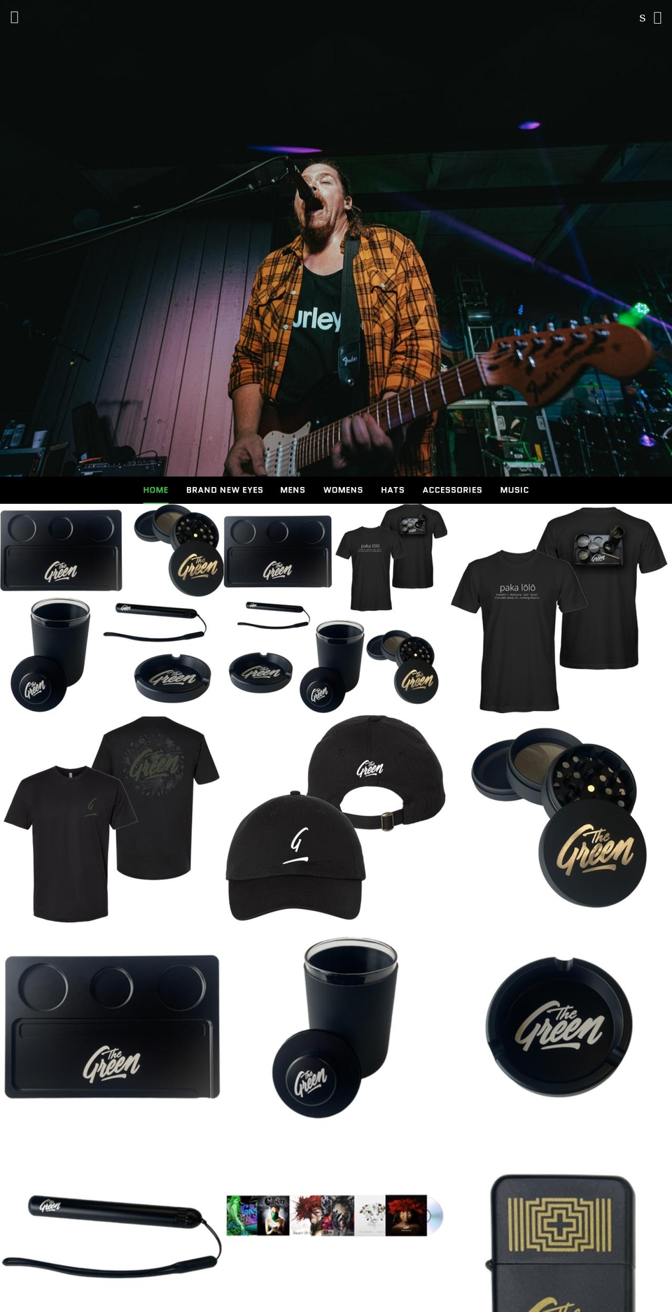 thegreenmerch.com — Shopify storefront screenshot