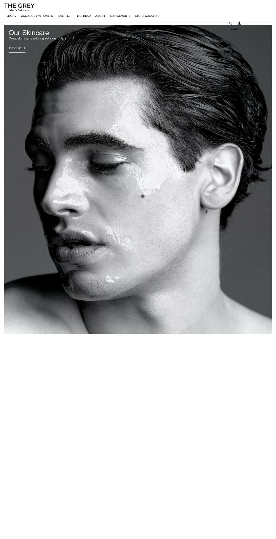 thegreyskincare.com shopify website screenshot
