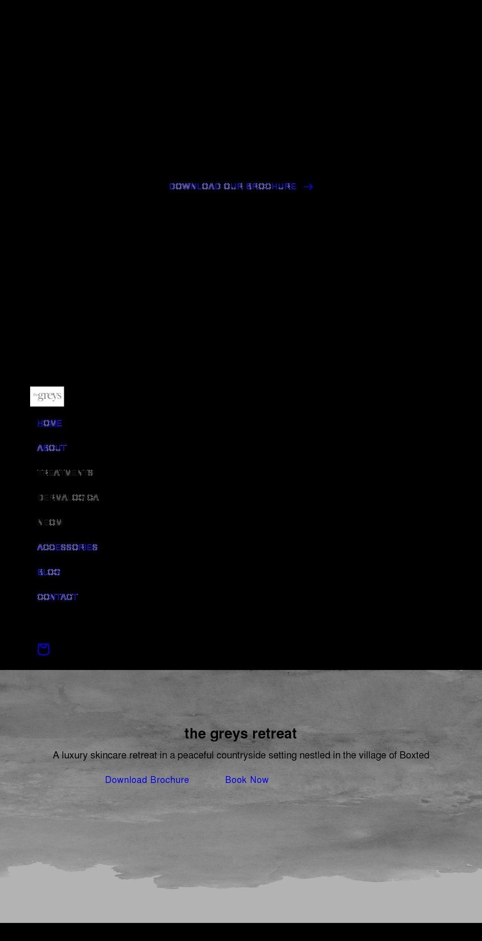 thegreysretreat.co.uk shopify website screenshot