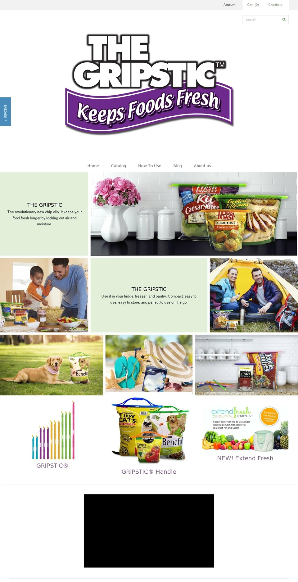 thegripstic.net shopify website screenshot