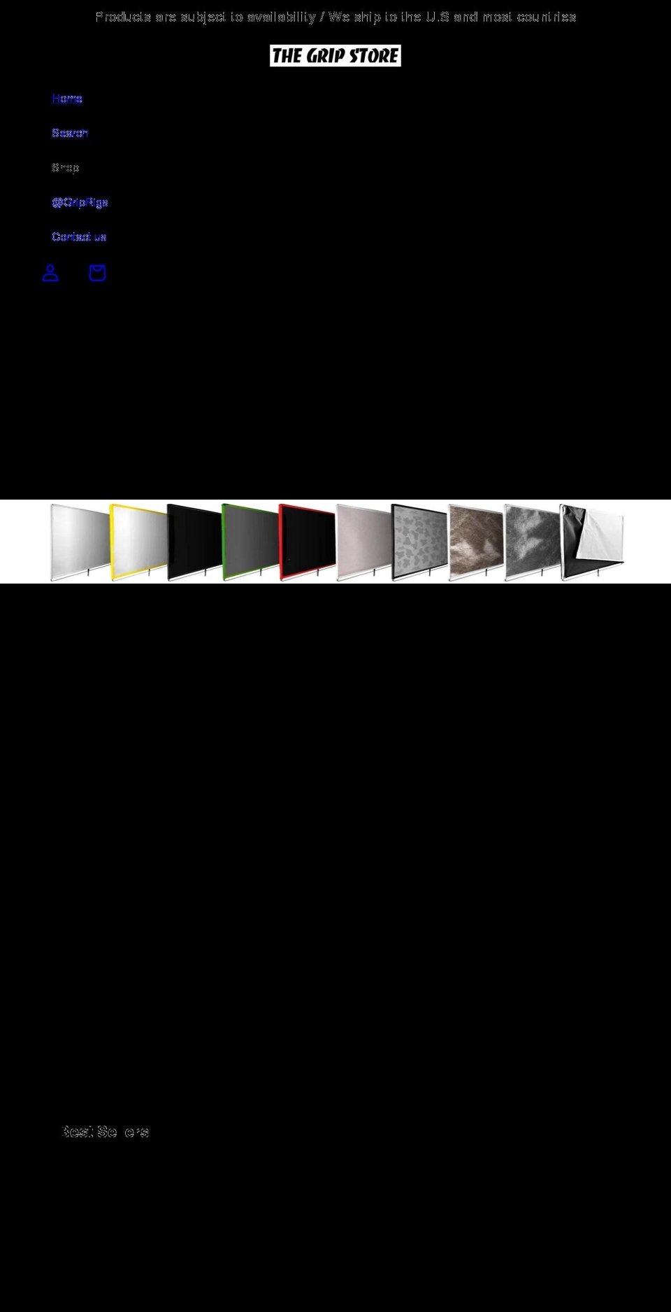 thegripstore.com shopify website screenshot