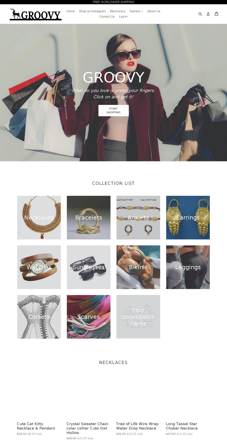 thegroovystore.com — Shopify storefront screenshot