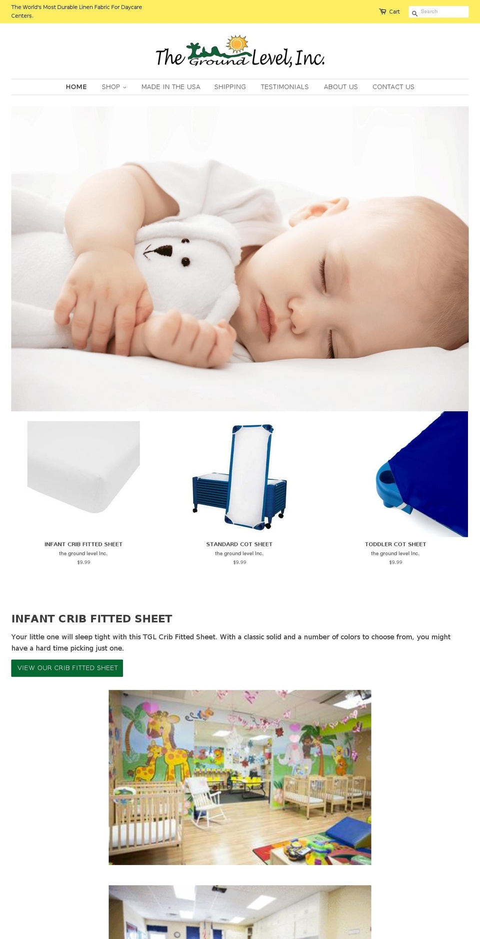 thegroundlevelinc.com shopify website screenshot