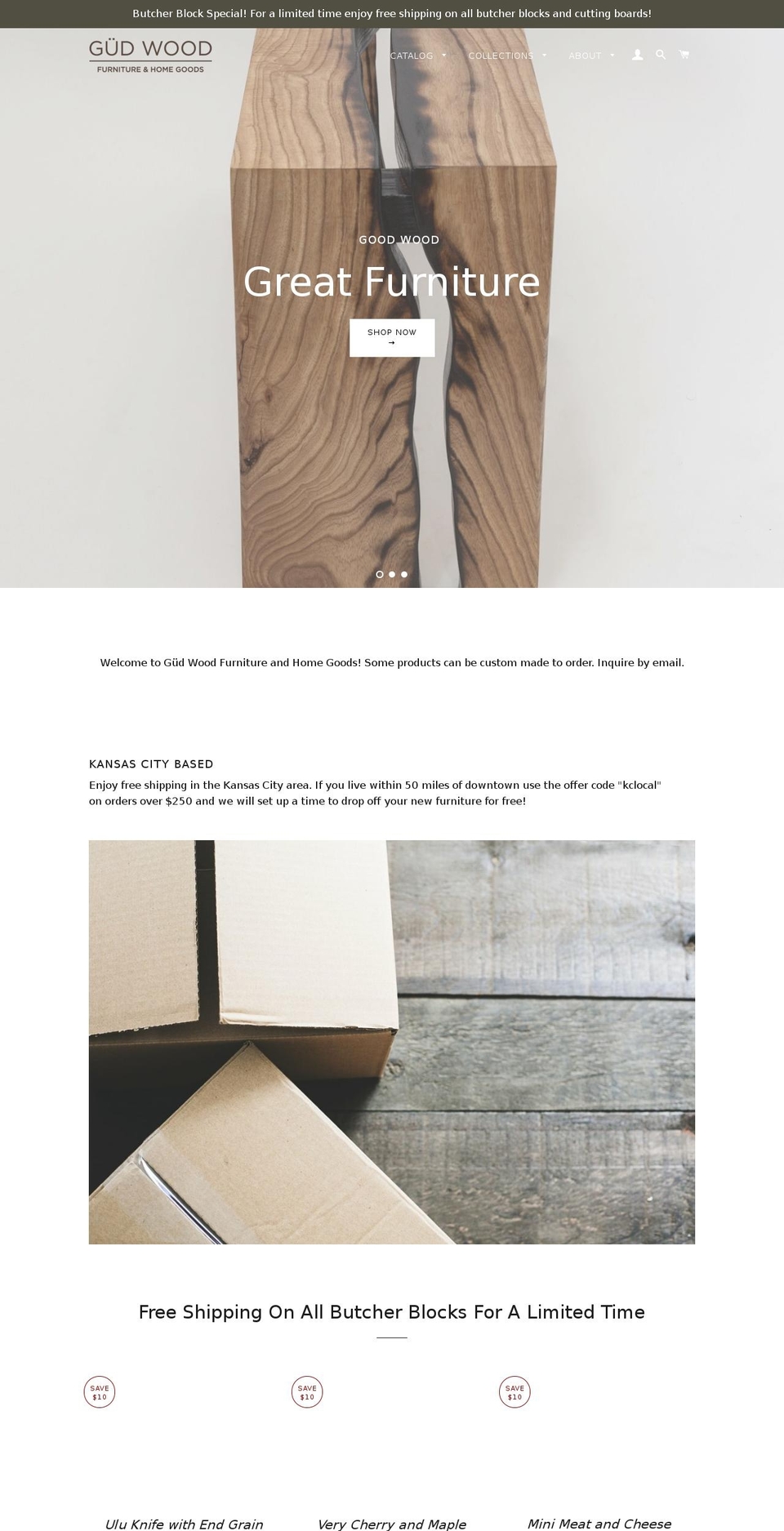 thegudwood.com — Shopify storefront screenshot