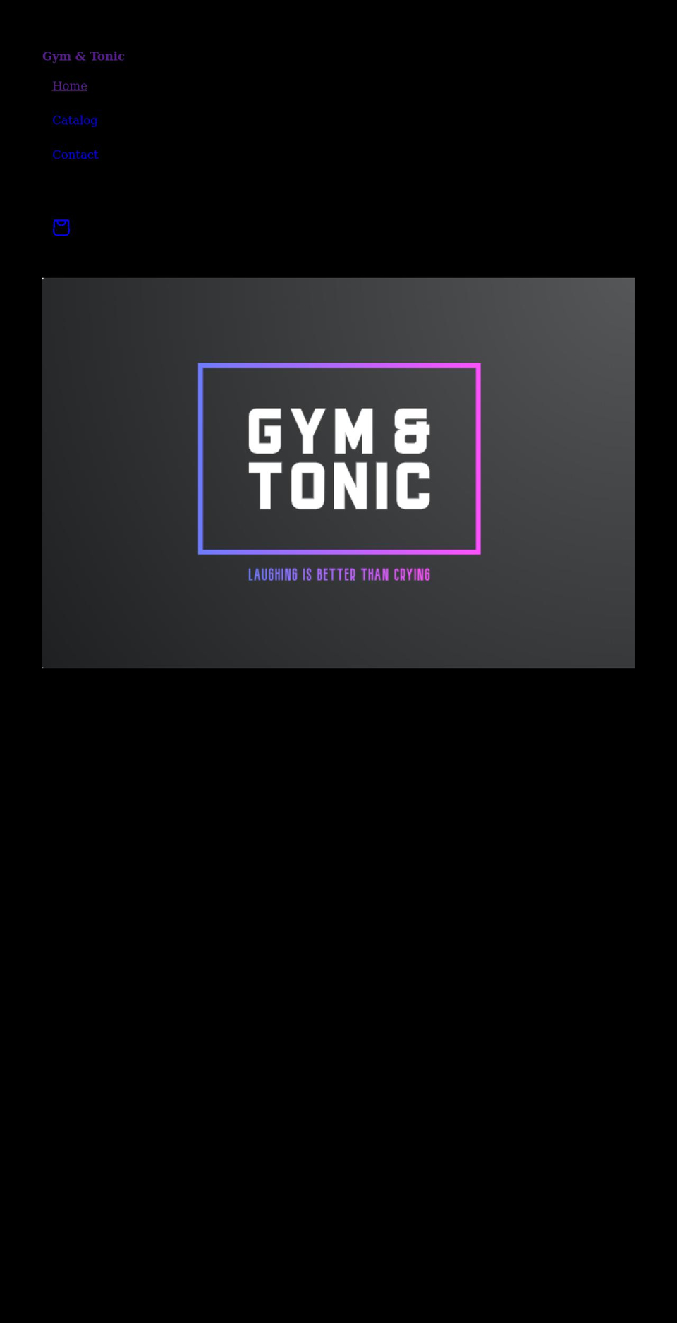 thegymandtonic.com shopify website screenshot